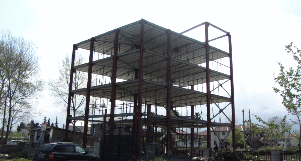 Çelik konstrüksiyon ve lüks bina İnşaat projesi yeditaş mimarlık2