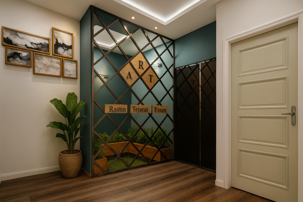 giriş alanı – Şık tasarımıyla karşılama bölümü