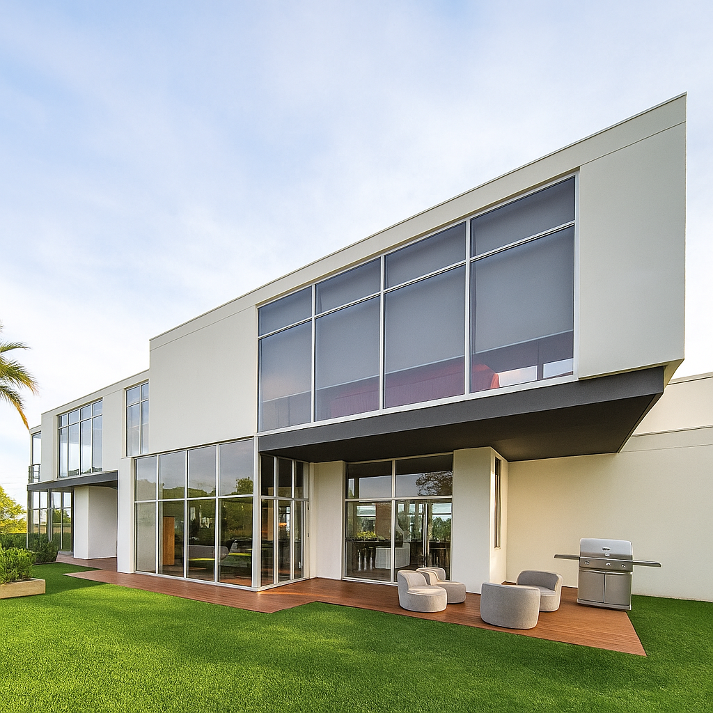 modern cephe tasarımlı villa projesi yedi taş mimarlık